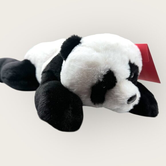 FAO Schwarz Adopt A Pets Plush Panda Bear Toy New Sealed Adoption Papers - Picture 4 of 14